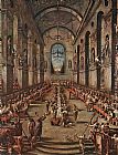 Alessandro Magnasco Wall Art - The Observant Friars in the Refectory